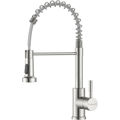APPASO Hochdruck Küchenarmatur mit Brause | 360° Drehbar Spültischarmatur