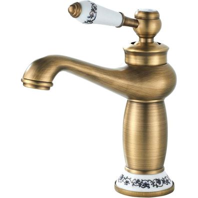Namuoto Retro Bronze Wasserhahn für Bad Waschbecken Armatur - Hochwertiges