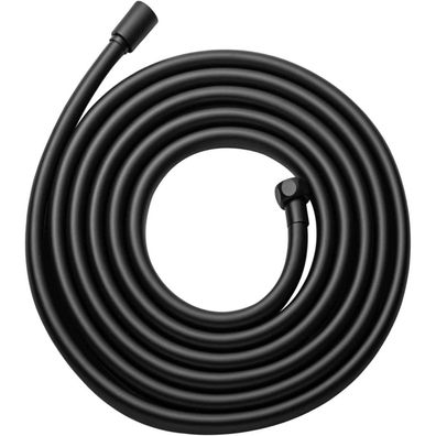 OFFO Brauseschlauch Duschschlauch PVC 2,5m mattschwarz Flexibel langlebig