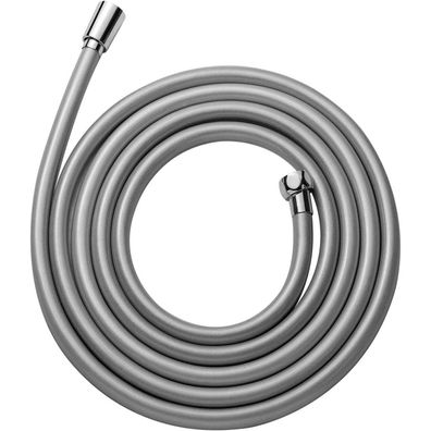 OFFO Brauseschlauch Duschschlauch 2,5m PVC Universal Hochdruck Silber