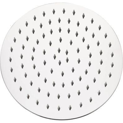 10 Zoll Regendusche Duschkopf Edelstahl AISI304 Rund Anti-Kalk-Düsen