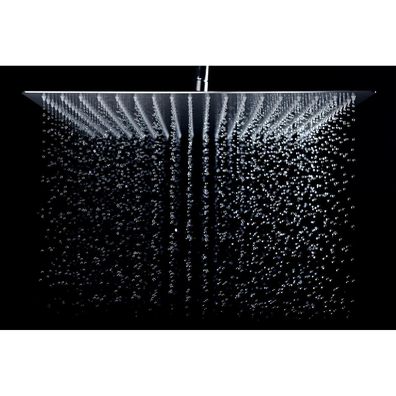 Duschkopf Regendusche 12 Zoll Edelstahl AISI304 Anti-Kalk-Düsen 30x30cm