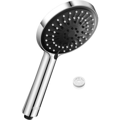 fach Duschkopf Handbrause 9.5L/min Wasserersparnis 49% Black 120MM