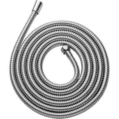 OFFO Duschschlauch 5m Edelstahl Brauseschlauch Hochdruck Nickel-Grau