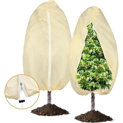Winterschutz Pflanzen Atmungsaktiv 85 g/m² Kübelpflanzensack Frostschutz