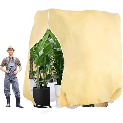 Winterschutz Pflanzen 85 g/m² Atmungsaktiv Kübelpflanzensack Frostschutz