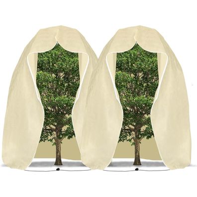 2 Winter Pflanzenabdeckungen 2x2.4m Winterschutz Frosttuchdecke