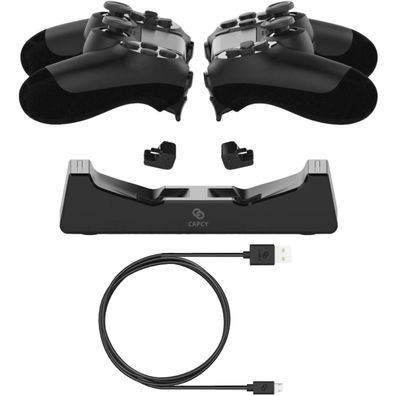 Ladestation USB Ladegerät Docking Lader für PS4 Wireless DualShock Controller