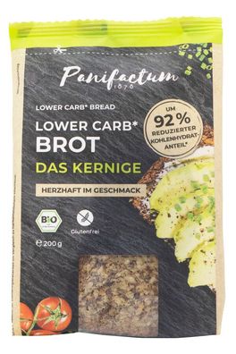 3x Schär BIO LOW CARB BROT DAS Kernige 200 g 200g