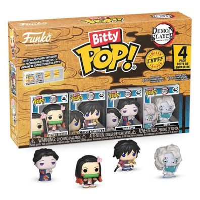 Blister 4 Figuren Bitty POP Dämonentöter Nezuko