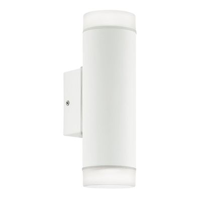 96504 EGLO LED Wandleuchte "RIGA-LED" Stahl weiß 2x5W 20,5x6,5x9,5cm