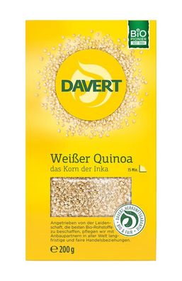 3x Davert Weißer Quinoa, 200g 200g