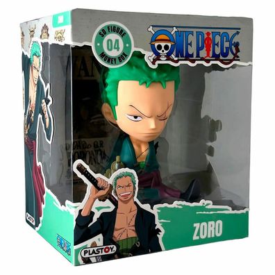 One Piece Zoro Spardose Figur 18cm