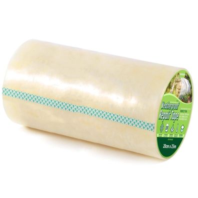Kaheign 20cm x 25m Folienklebeband für Gewächshaus Reparatur, Transparent 6 mil