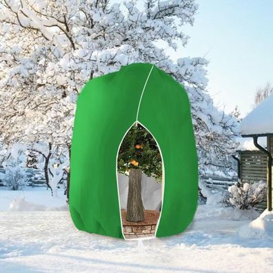 Winterschutz Pflanzen 250x360cm Frostschutz Abdeckung Reißverschluss Grün