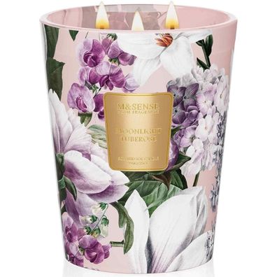Große Duftkerze Tuberose 3 Dochte Glas Aromatherapiekerze 990g