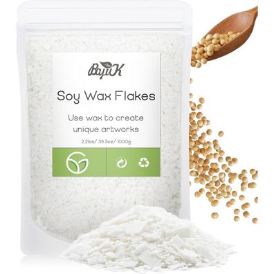 Sojawachs Kerzenwachs Flocken 100% Natürlich 1KG / 2KG / 5KG Bio