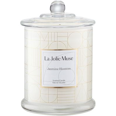La Jolíe Muse Jasmin Duftkerze 280g Natürliches Sojawachs 50-65h