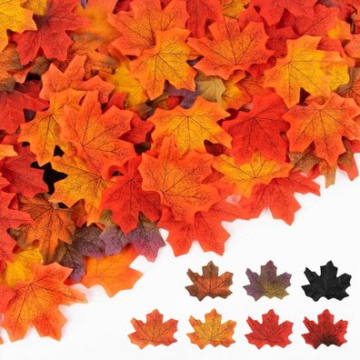 Maqihan 350PCS Herbstblätter Deko - Herbstdeko Innen Outdoor Aesthetic