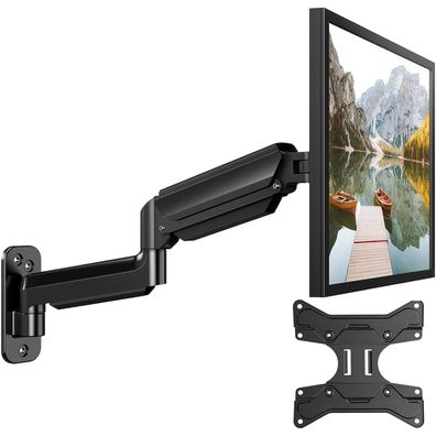 HUANUO Monitor Wandhalterung für 17-35 Zoll LED LCD TV mit Gasdruckfeder Arm