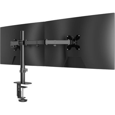 Pholiten Monitor Halterung 2 Monitore 13-27 Zoll LED LCD Höhenverstellbar