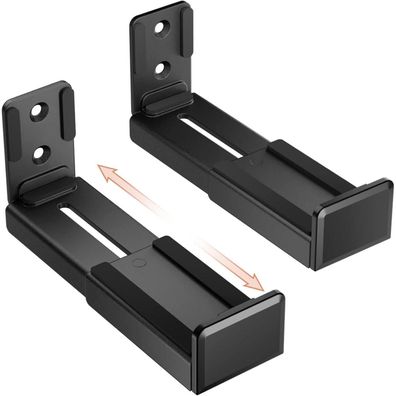 Putorsen Universal Dual Soundbar Wandhalterung bis 15 kg, Tiefenverstellung