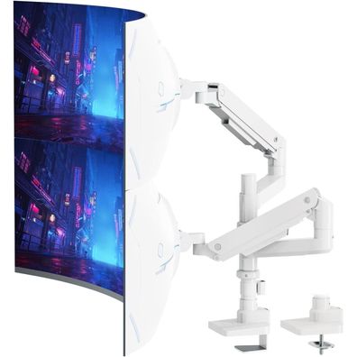 Putorsen Monitor Halterung 2 Monitore 17-49 Zoll Gasfeder Dual Bildschirm