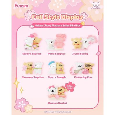 Maltese Cherry Blossoms Series Minifiguren 10 cm Display (6)