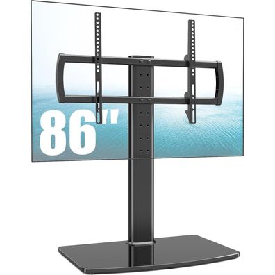 TV Standfuß Universal Höhenverstellbar Ständer Halterung 40-86 Zoll LCD LED