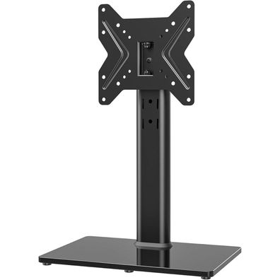 Universal TV Standfuß Höhenverstellbar 19-43 Zoll LCD LED VESA 200x200 Schwarz