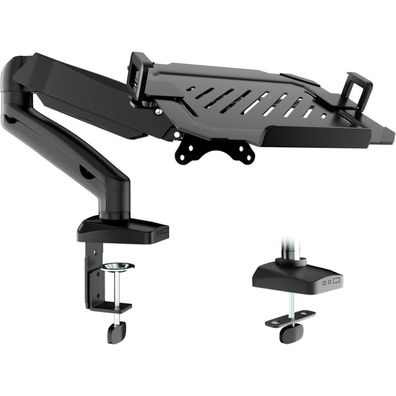 Putorsen Monitor Arm Laptopablage 17-32 Zoll Bildschirm 17 Zoll Notebook