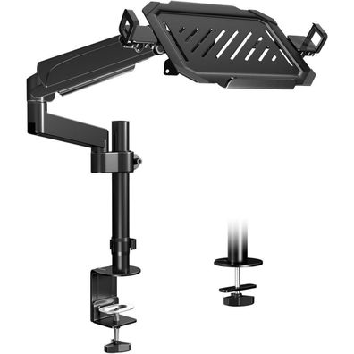 Monitor Arm Laptop Halterung für 17-32 Zoll Bildschirm & bis zu 17 Zoll Notebook