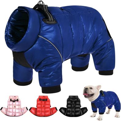 Aofitee Wasserdichter Hundemantel Winter Warme Hundejacke Mittel Hunde M Rosa