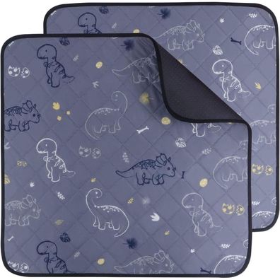 Welpenunterlagen Waschbar Hund Trainingseinlagen Multifunktions Grau 60x60cm 2
