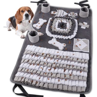 Ieuumler Schnüffelteppich für Hunde, waschbare Trainings- und Futtermatte für