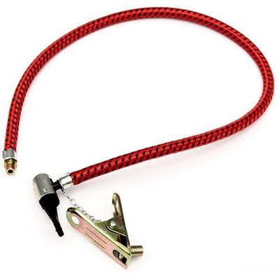 Ersatzschlauch für Fahrrad Luftpumpe 60cm Nylon Metall 7mm Gewinde - Movkzacv