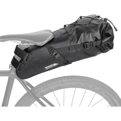 Rhinowalk Satteltasche Wasserdicht 13L Schwarz Outdoor Fahrrad Mountainbike
