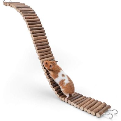 Niteangel Hamster Hängebrücke Spielzeug Kletterleiter für kleine Tiere 72.4cm