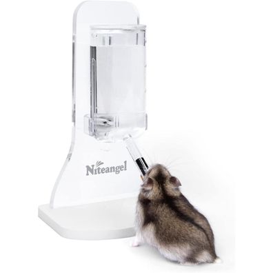 Niteangel Wasserflasche mit Ständer für Hamster Mäuse Ratten Degus - 80ml