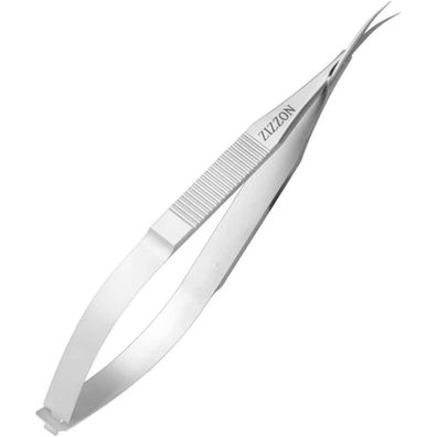 Nagelhautschere extra fein gebogen professionell Augenbrauen Wimpern Haut