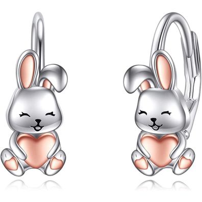925 Sterling Silber Einhorn Faultier Axolotl Ohrringe Damen Mädchen
