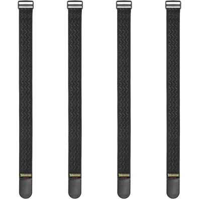 Trilancer Elastische Gurte mit Anti-Rutsch-Streifen 61x5 cm 4er Pack