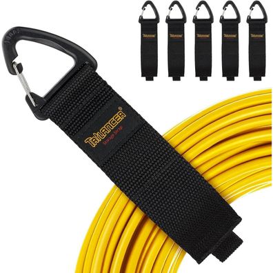 Verlängerungskabel Aufbewahrung Klettband 6er Pack 33x3,8 cm
