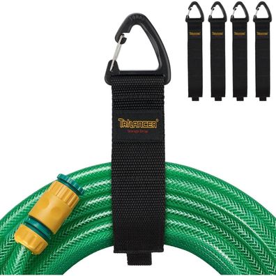 4er Pack Trilancer Klettband mit Öse und dreieckiger Schnalle für Kabel & Drähte