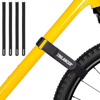 4er-Pack Fahrradträgergurte Verstellbare Spanngurte mit Haken 65 cm x 3,8 cm