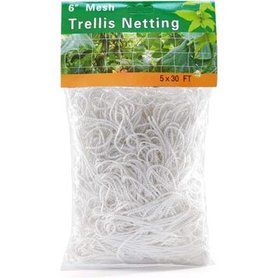 Gartennetz 10m x 1,67m Polyester Pflanzen Kletternetz