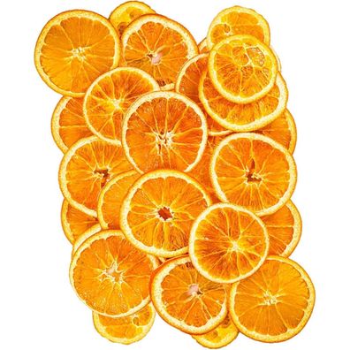 Getrocknete Orangenscheiben 30 Stück Deko Weihnachtskranz Adventsnatur Natur