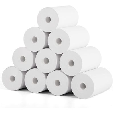 10 Rollen Thermopapier Nachfüllpapier für Kinder Sofortbildkameras 57mm x 30mm