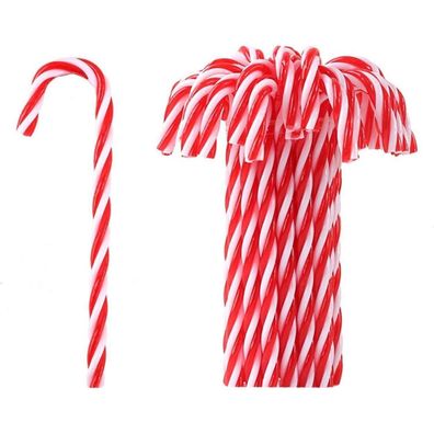 32pcs Herzwild Christmas Zuckerstange Acrylic Weihnachtsanhänger Rot