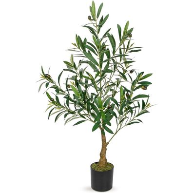 90cm Olivenbaum Künstlich groß Fake Kunstbaum Deko Zimmerdeko